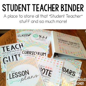 Student Teacher Binder