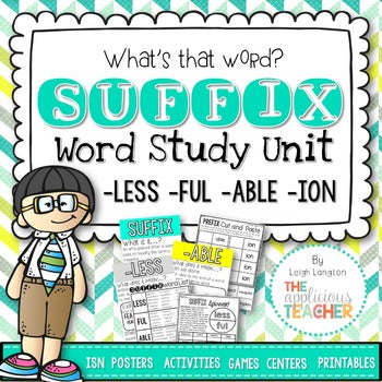 Suffix Activities: less full ion able