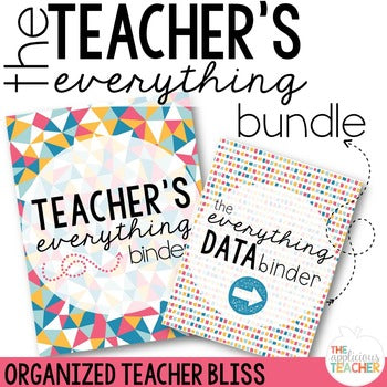 Teacher Everything Binder Bundle