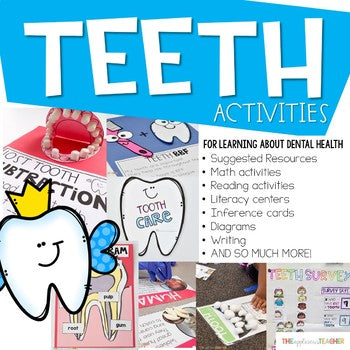 Teeth Activities Dental Health Unit – The Applicious Teacher Resource Store