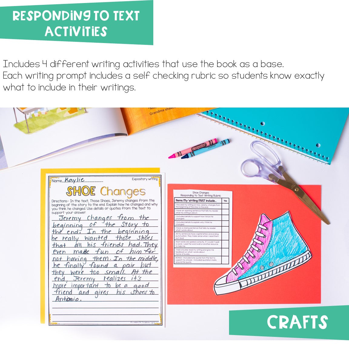 Those Shoes Reading Activities Beyond the Text