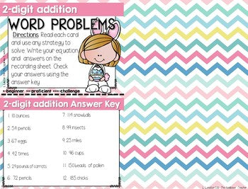 Word Problems Differentiated: Add, Sub, Multiplication Division Test Prep