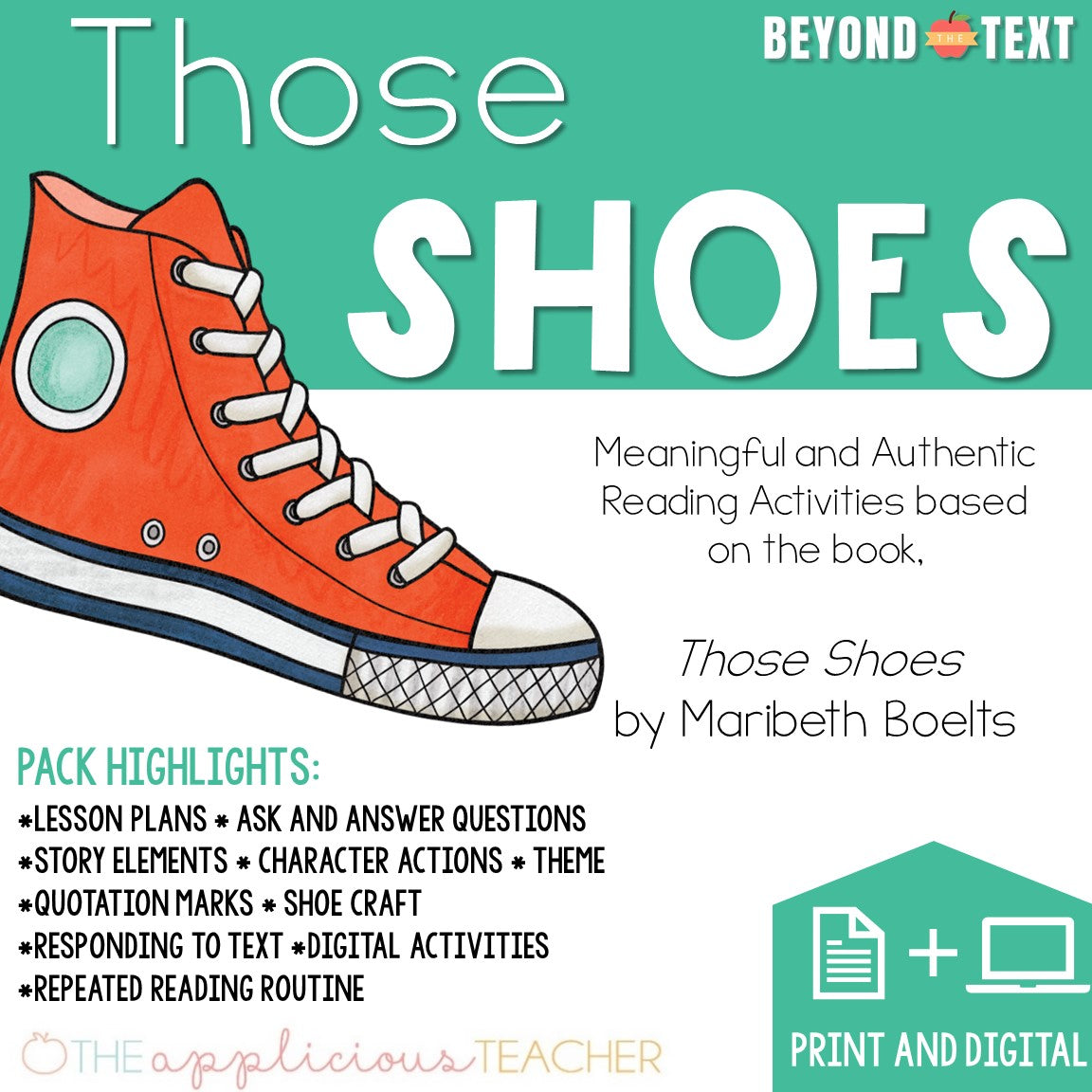 Those Shoes Reading Activities Beyond the Text